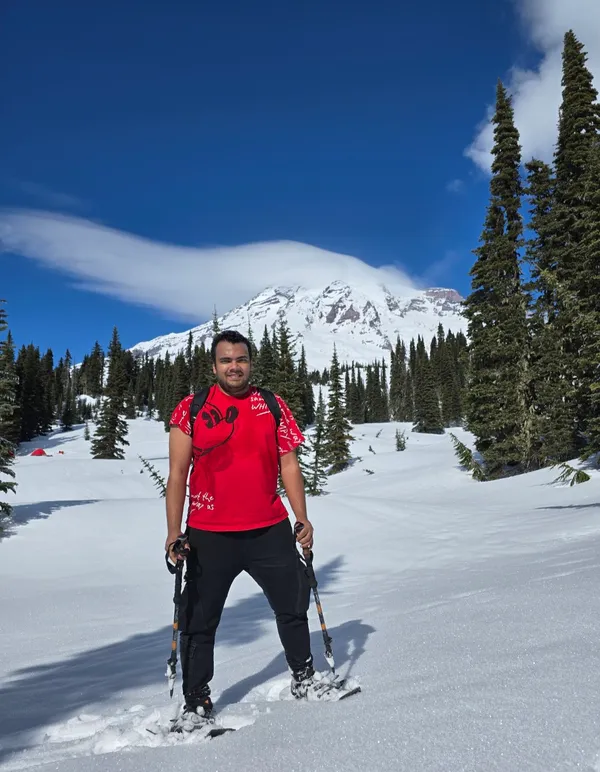 Hiking at Mt. Rainier